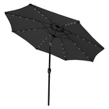 LED Parasol met Kantelfuntie 270 cm - Grijs