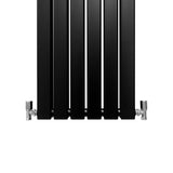 Design Radiator - Mat Zwart- 1600 mm x 420 mm