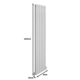 Design Radiator - Wit - 1800 mm x 420 mm