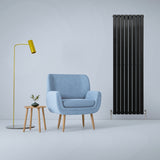 Design Radiator - Mat Zwart - 1800 mm x 560 mm