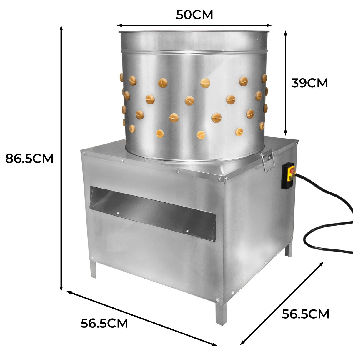 KuKoo Gevogelte Plukmachine – 50cm