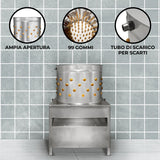 KuKoo Gevogelte Plukmachine – 50cm
