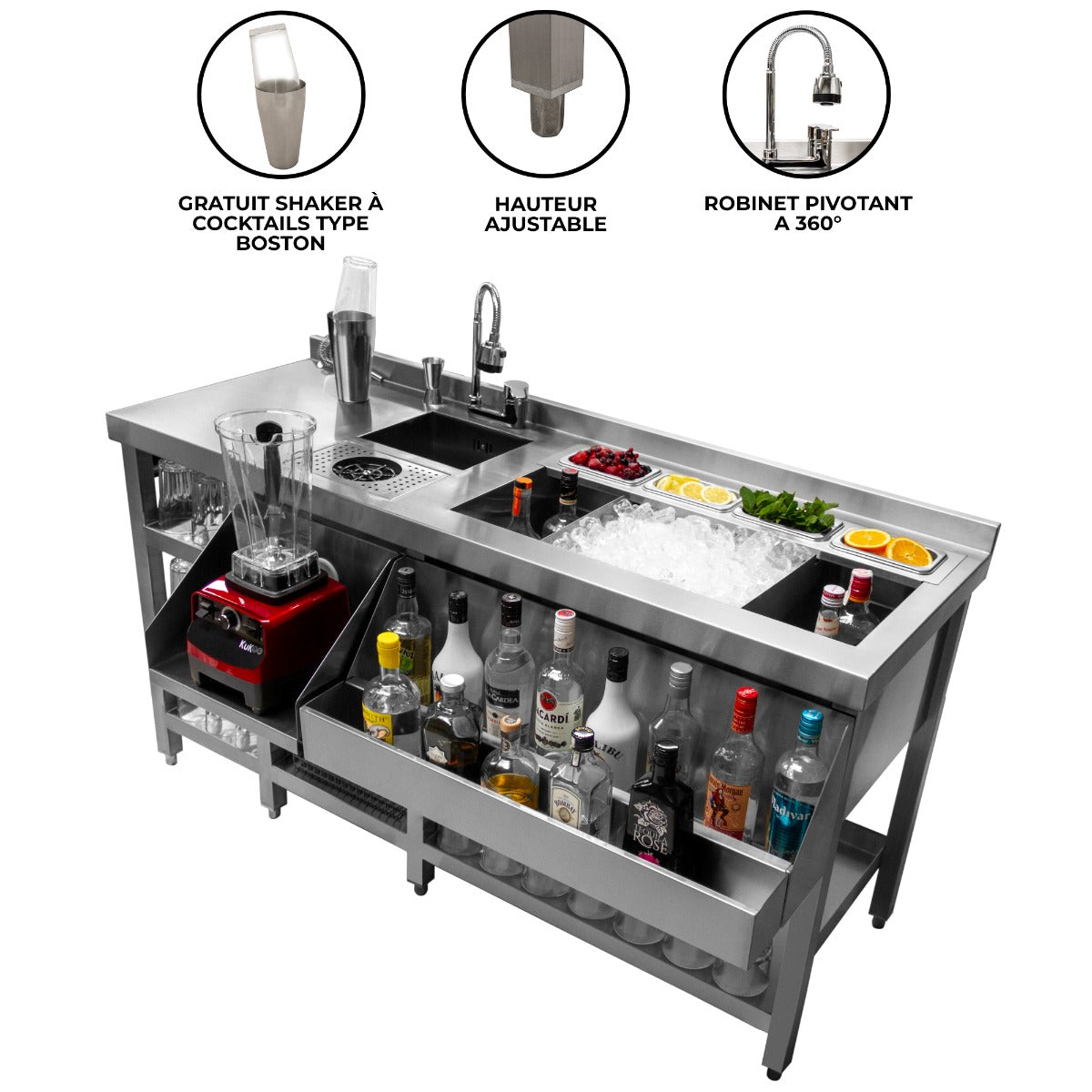 Deluxe Cocktail Bar Station