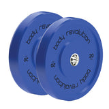 Body Revolution 80 kg Set Gekleurde Olympische Rubberen Halterschijven