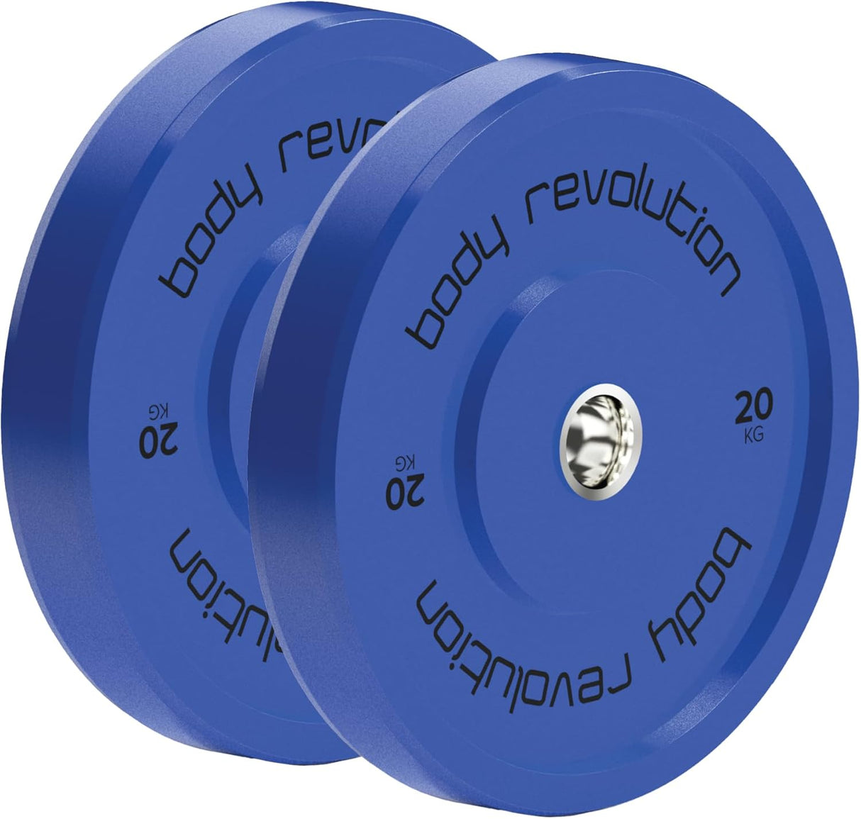 Body Revolution 2 x 20 kg Olympische Halterschijven - Blauw