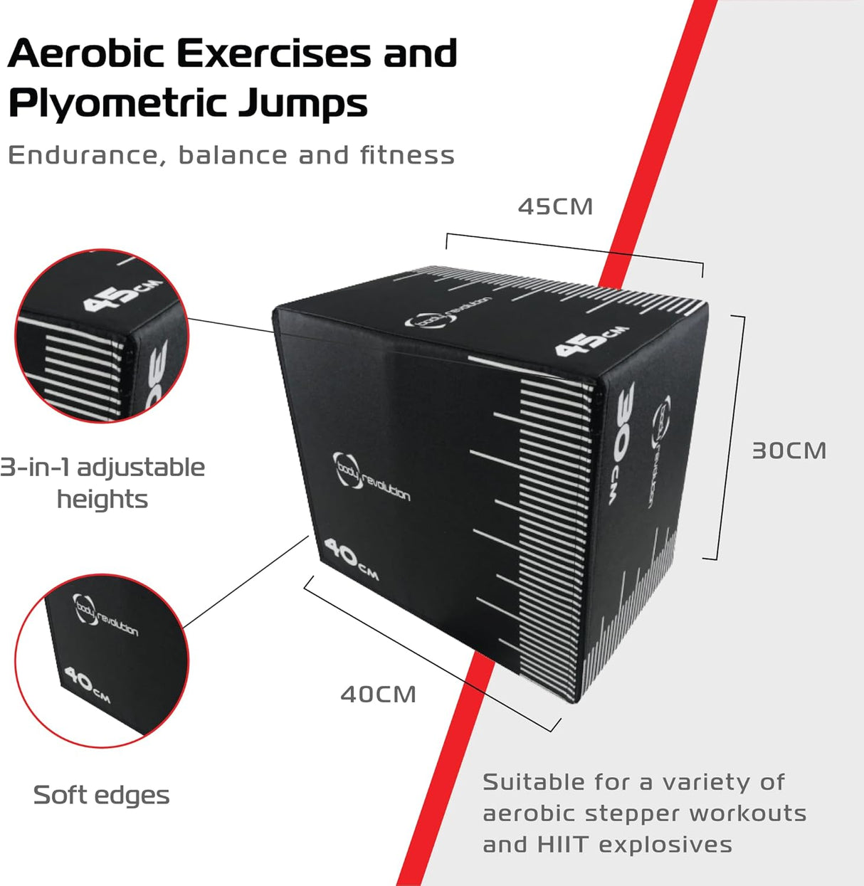 Body Revolution Plyo Box - Klein