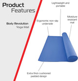 Body Revolution Yogamat - Blauw