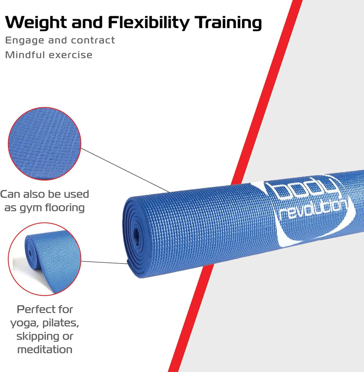 Body Revolution Yogamat - Blauw