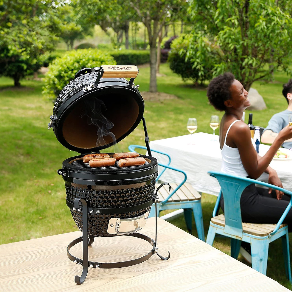 Kamado Houtskool BBQ - 33cm