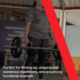 Body Revolution 2 x 1,25 kg & 2 x 2,5 kg 7,5 kg Olympische Tri-Grip Rubber Gewichtenschijven - Zwart