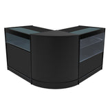 Adonis LED Winkel Toonbank Set B900, C900 & CM60 - Zwart