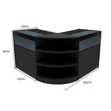 Theseus LED Winkel Toonbank Set LM60 & 2 x B900 - Zwart