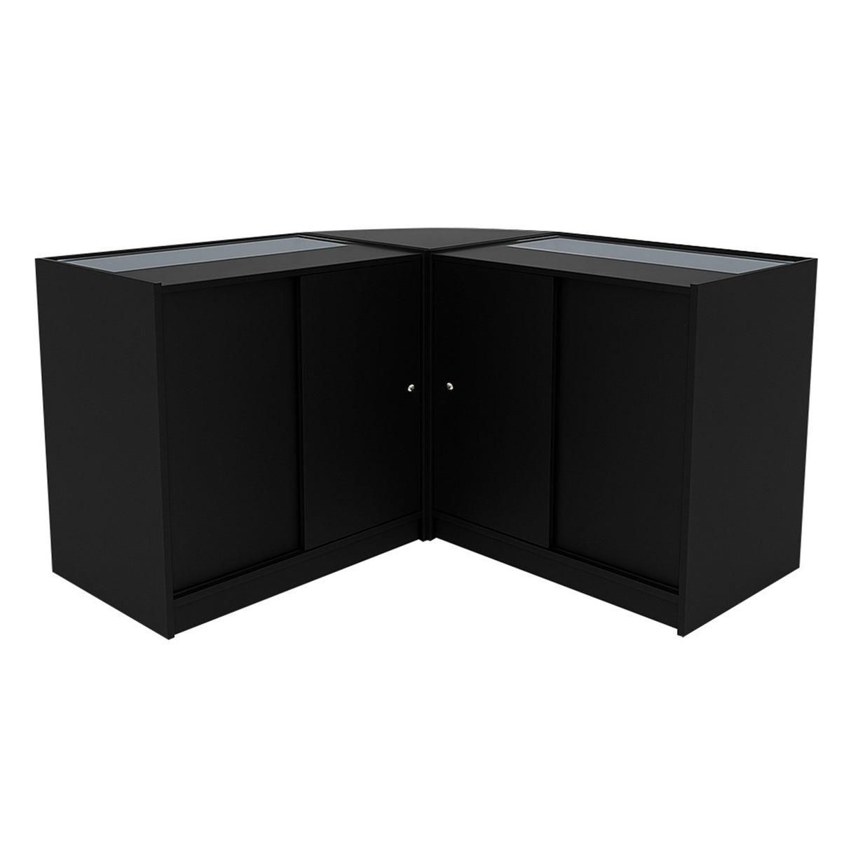Apollo LED Winkel Toonbank Set LM60 & 2 x K900 - Zwart