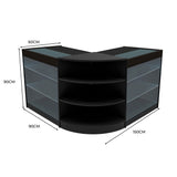 Apollo LED Winkel Toonbank Set LM60 & 2 x K900 - Zwart