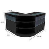 Harmonia LED Winkel Toonbank Set B900, C900 & LM60 - Zwart