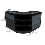 Demeter LED Winkel Toonbank Set K900, B900 & LM60 - Zwart
