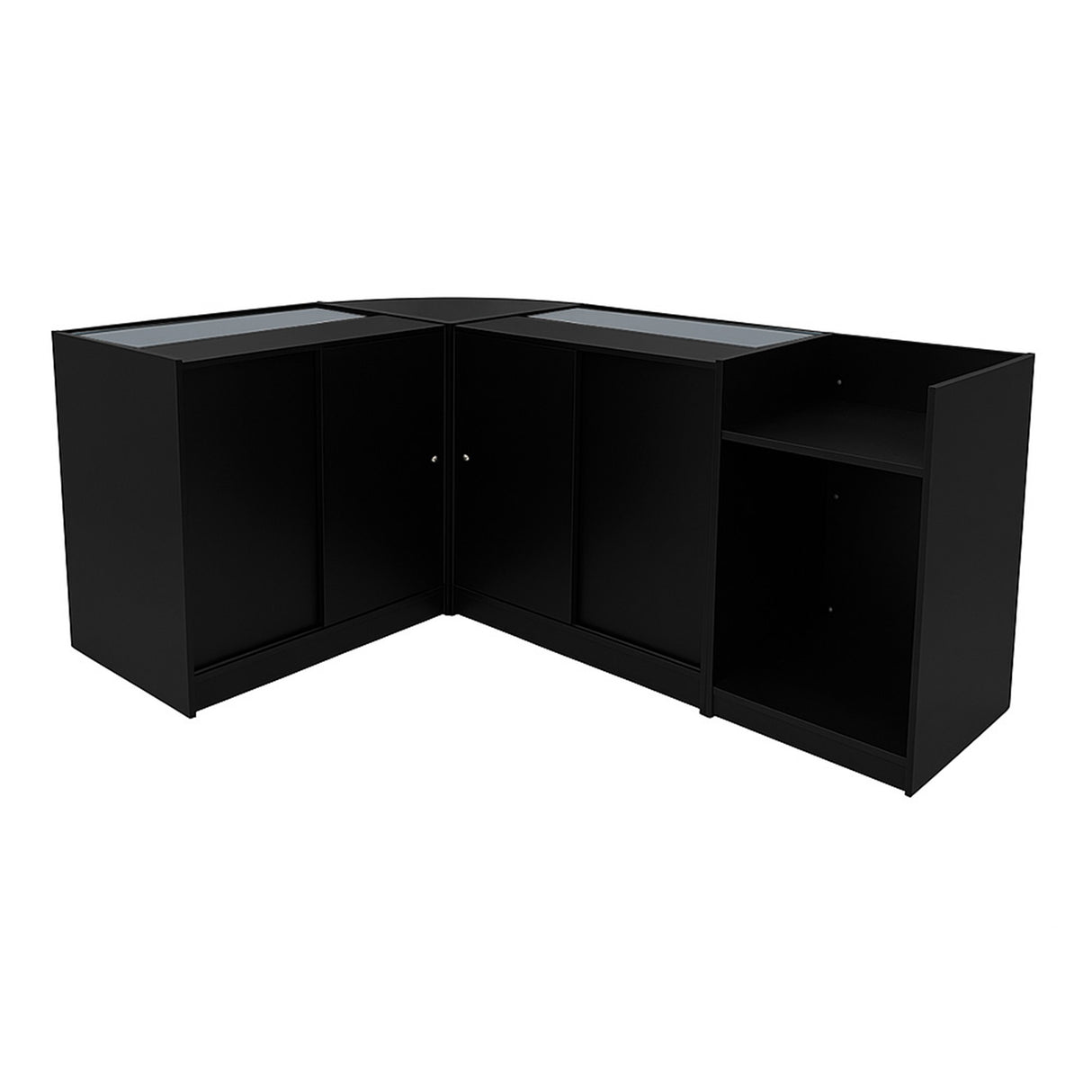 Sagittarius LED Winkel Toonbank Set LM60, TB60 & 2 x B900 - Zwart