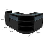 Sagittarius LED Winkel Toonbank Set LM60, TB60 & 2 x B900 - Zwart