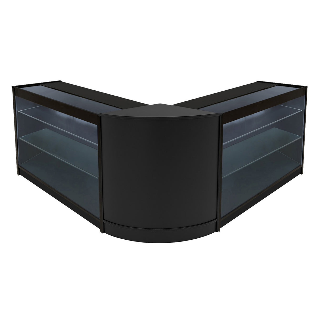 Helios LED Winkel Toonbank Set CM60 & 2 x K1200 - Zwart