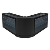 Helios LED Winkel Toonbank Set CM60 & 2 x K1200 - Zwart