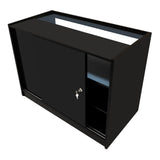 Adonis LED Winkel Toonbank Set B1200, C1200 & CM60 - Zwart