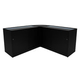 Adonis LED Winkel Toonbank Set B1200, C1200 & CM60 - Zwart