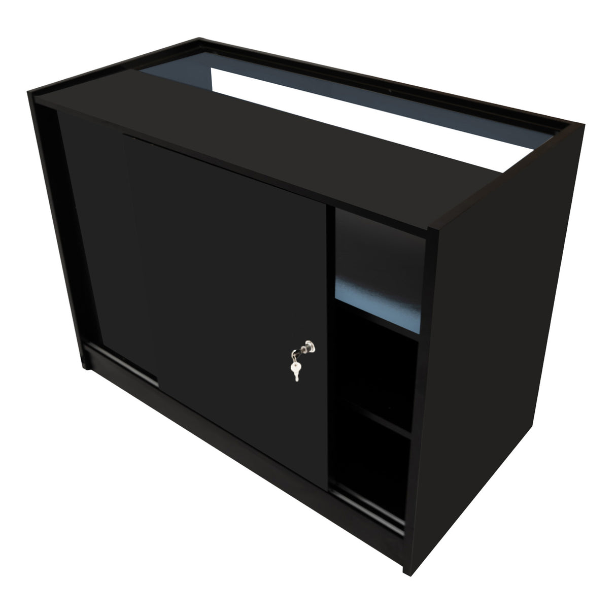 Triton LED Winkel Toonbank Set K1200, B1200 & CM60 - Zwart