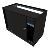 Triton LED Winkel Toonbank Set K1200, B1200 & CM60 - Zwart
