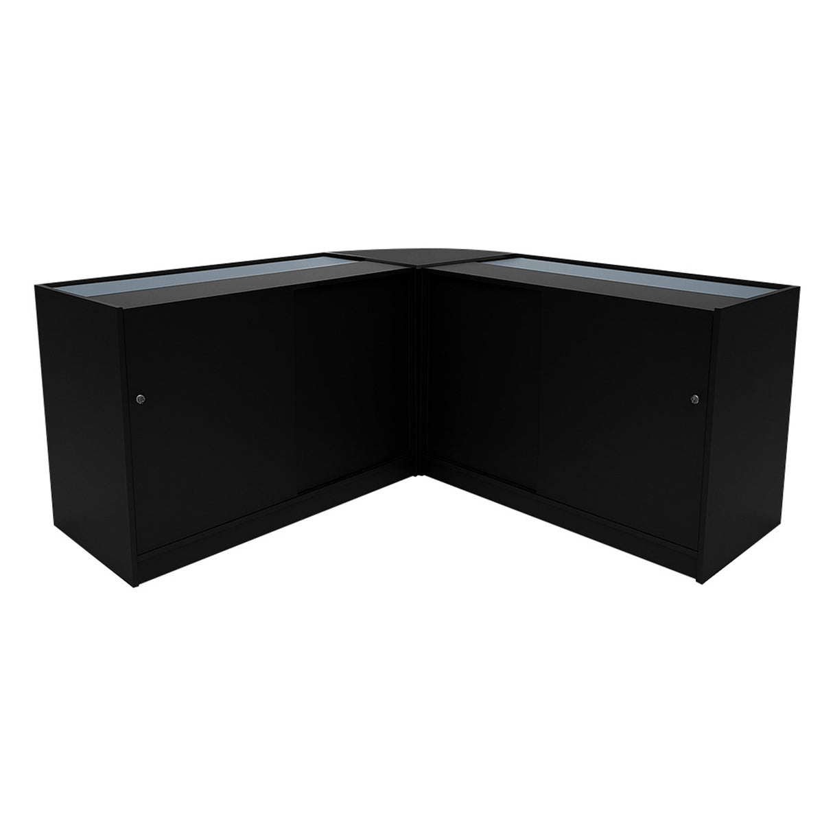 Theseus LED Winkel Toonbank Set LM60 & 2 x B1200 - Zwart
