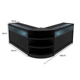 Theseus LED Winkel Toonbank Set LM60 & 2 x B1200 - Zwart