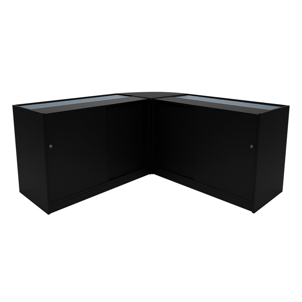Andromeda LED Winkel Toonbank Set LM60 & 2 x C1200 - Zwart