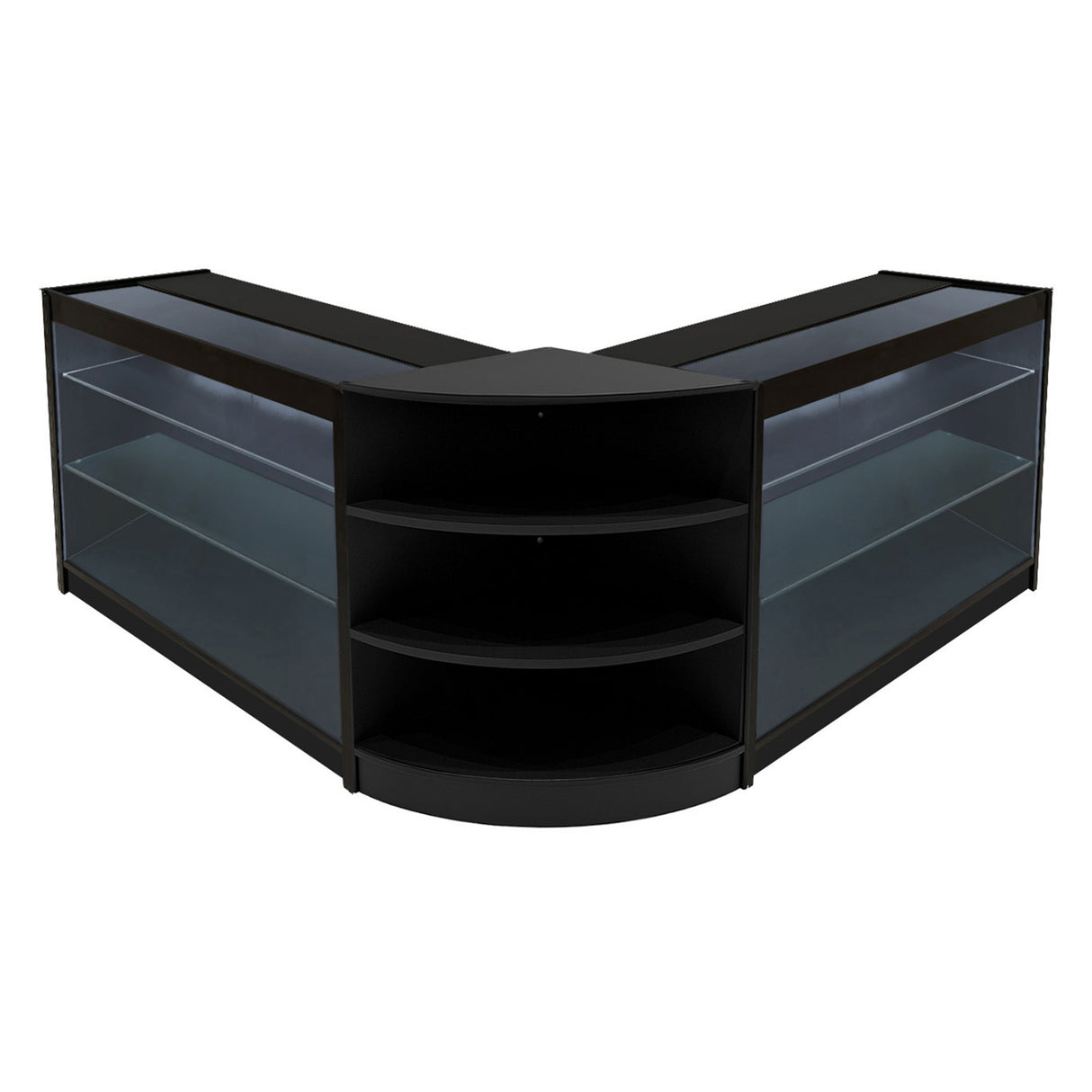 Apollo LED Winkel Toonbank Set LM60 & 2 x K1200 - Zwart
