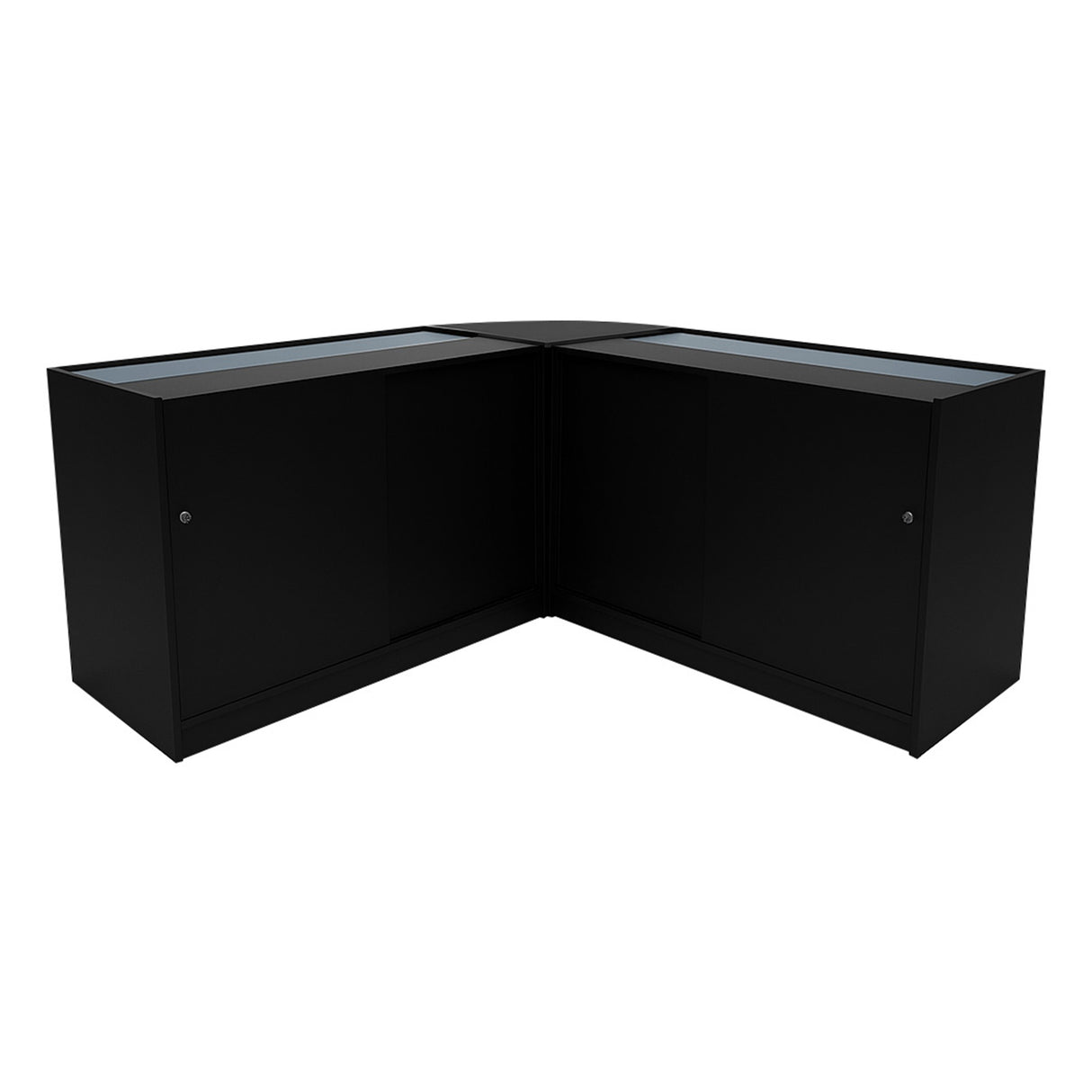 Apollo LED Winkel Toonbank Set LM60 & 2 x K1200 - Zwart
