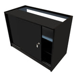 Harmonia LED Winkel Toonbank Set B1200, C1200 & LM60 - Zwart