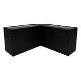 Harmonia LED Winkel Toonbank Set B1200, C1200 & LM60 - Zwart