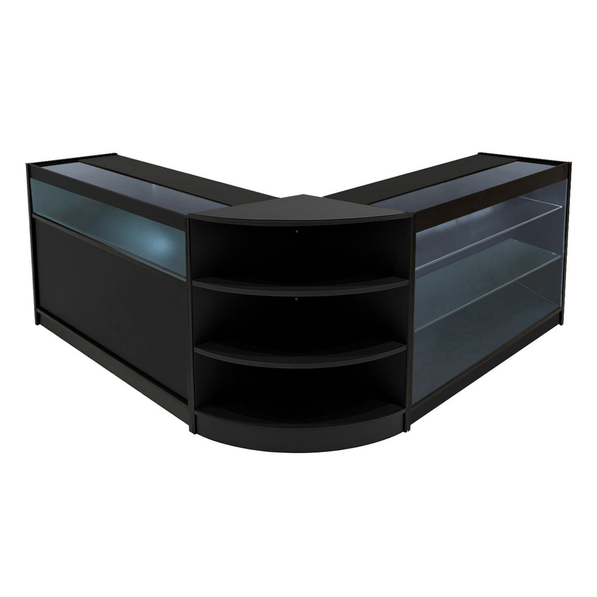 Calliope LED Winkel Toonbank Set K1200, C1200 & LM60 - Zwart