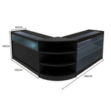Calliope LED Winkel Toonbank Set K1200, C1200 & LM60 - Zwart
