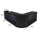 Phoenix LED Winkel Toonbank Set CM60, TB60 & 2 x C1200 - Zwart