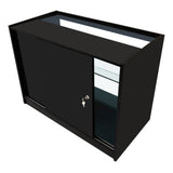 Vega LED Winkel Toonbank Set K1200, C1200, TB60 & CM60 - Zwart