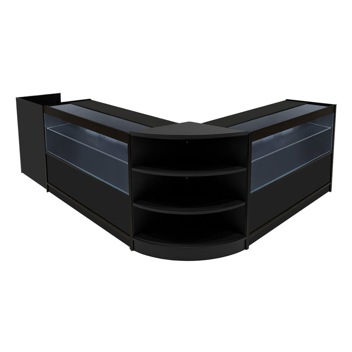 Eclipse LED Winkel Toonbank Set LM60, TB60 & 2 x C1200 - Zwart