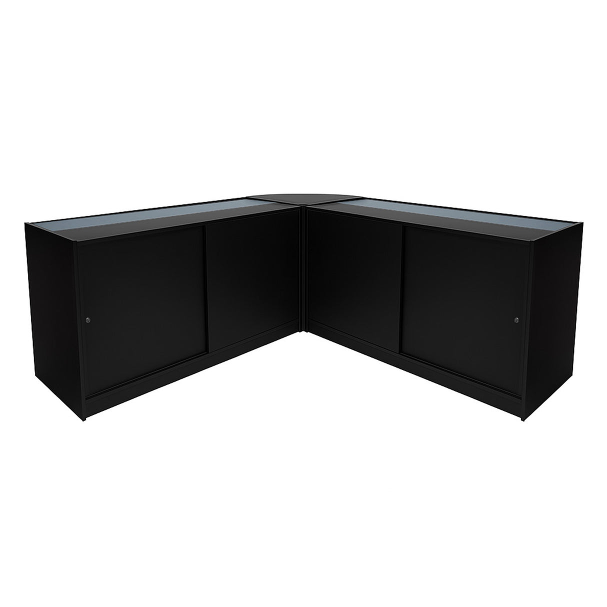 Iris LED Winkel Toonbank Set CM60 & 2 x B1500 - Zwart