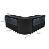Selene LED Winkel Toonbank Set CM60 & 2 x C1500 - Zwart