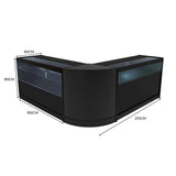 Adonis LED Winkel Toonbank Set B1500, C1500 & CM60 - Zwart