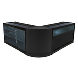 Triton LED Winkel Toonbank Set K1500, B1500 & CM60 - Zwart