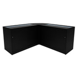 Triton LED Winkel Toonbank Set K1500, B1500 & CM60 - Zwart