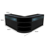 Theseus LED Winkel Toonbank Set LM60 & 2 x B1500 - Zwart