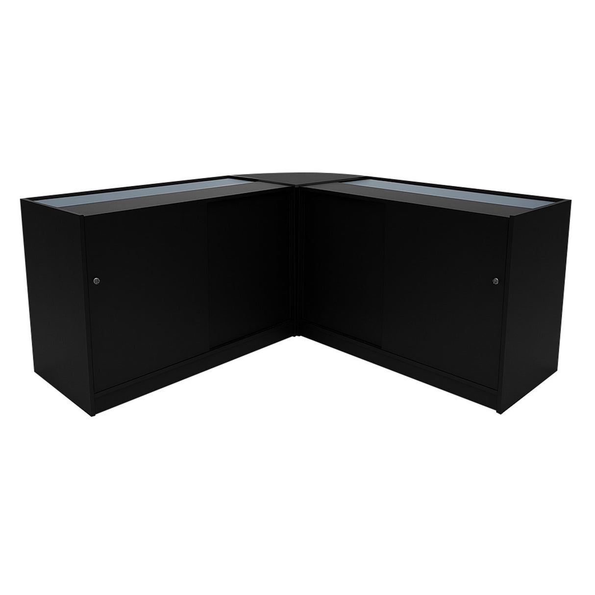 Apollo LED Winkel Toonbank Set LM60 + K1500 - Zwart