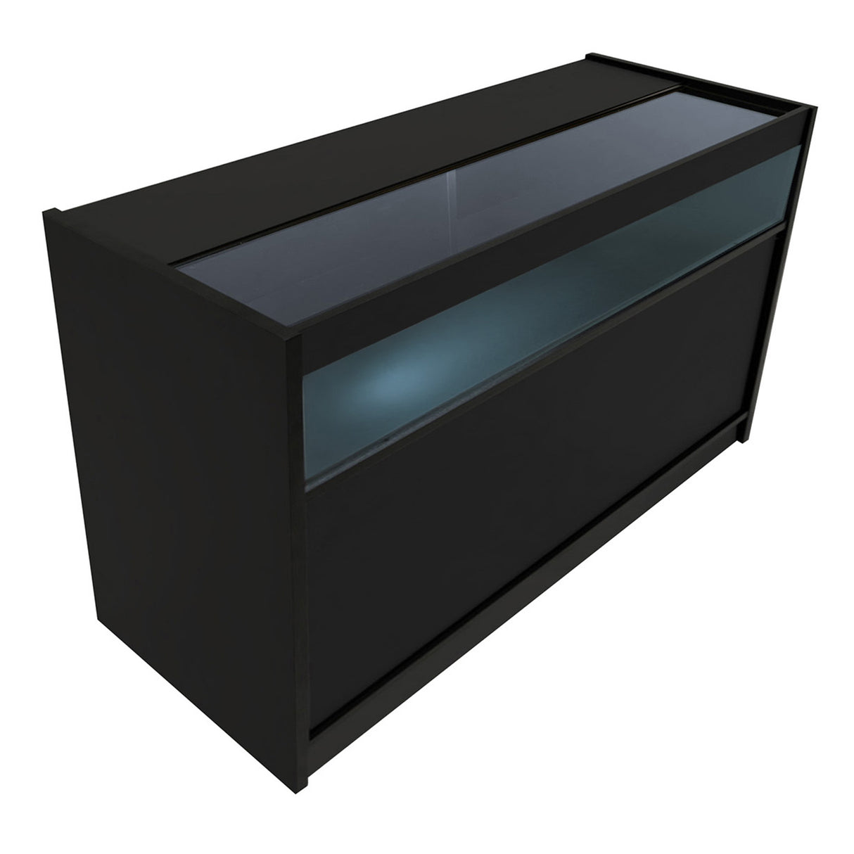 Demeter LED Winkel Toonbank Set K1500, B1500 & LM60 - Zwart