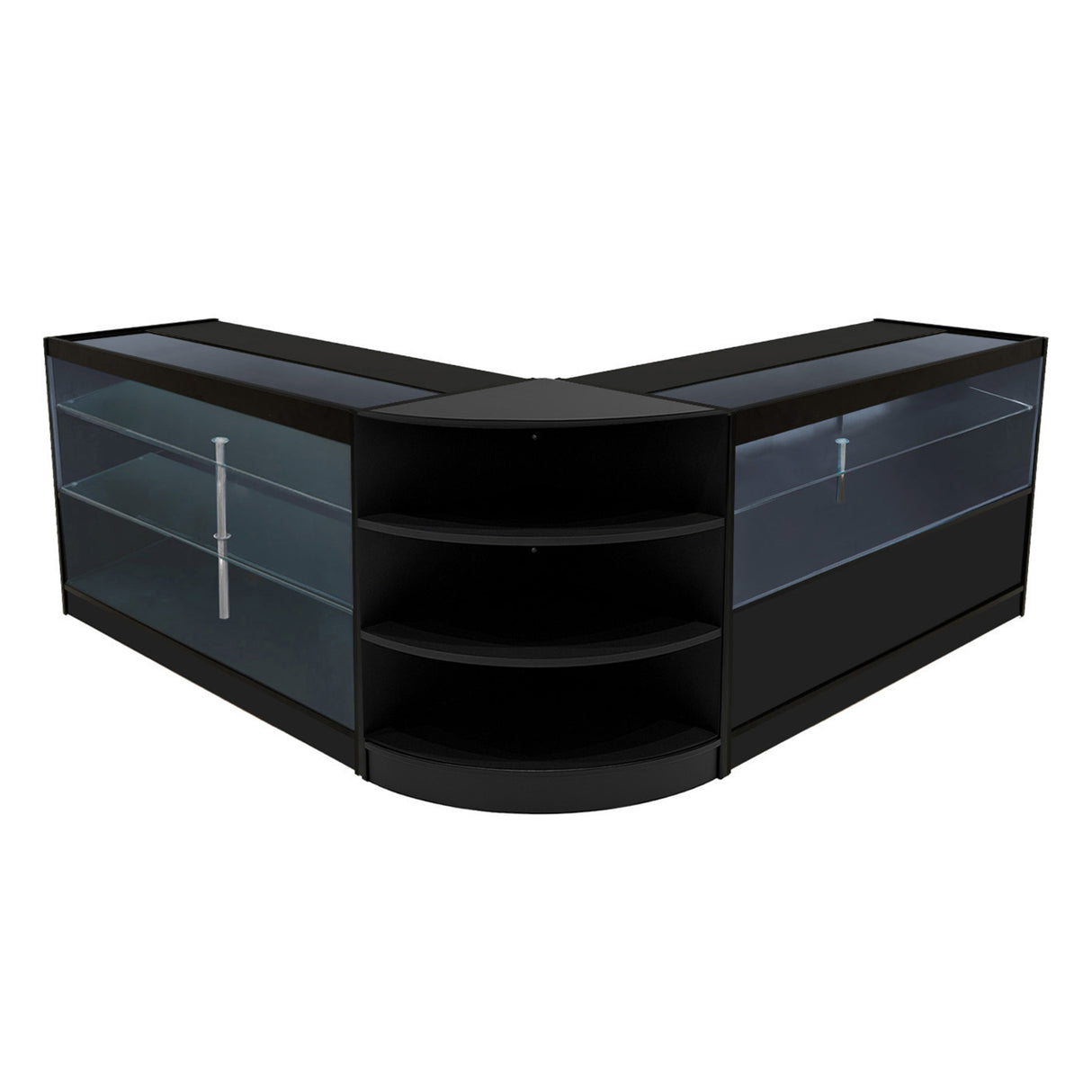 Calliope LED Winkel Toonbank Set K1500, C1500 & LM60  - Zwart