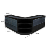 Calliope LED Winkel Toonbank Set K1500, C1500 & LM60  - Zwart
